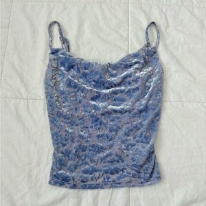 Urban Outfitters Velvel Burnout Cowel Tank